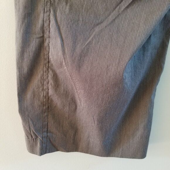 Daisy Fuentes Moda Wide-Waistband Taupe Combo Capri Pants - Size 8 - Lightweight - Picture 12 of 16